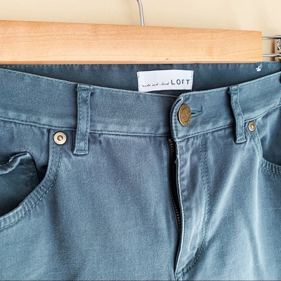 LOFT Skinny Pants - Dark Green - Picture 2 of 5